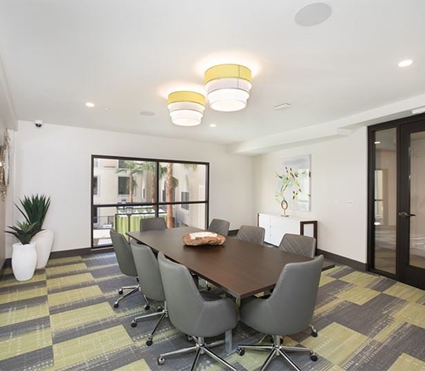 Luxury apartment homes in Brea, CA - Joule La Floresta - conference room