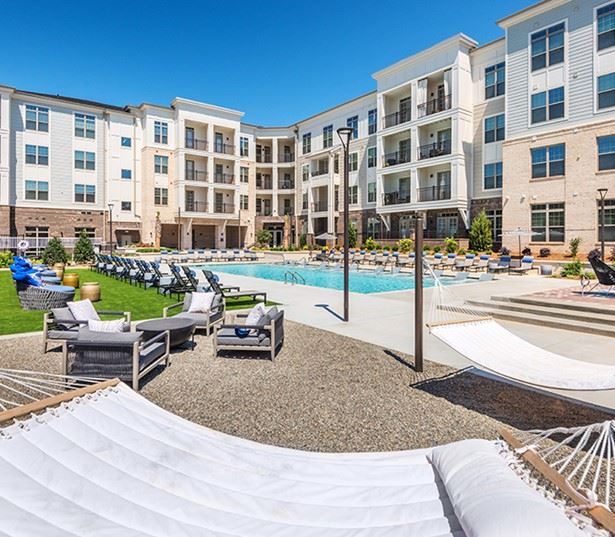Briley - apartments in Matthews, NC - outdoor lounge