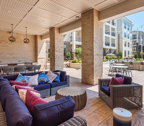 Briley - Apartments near downtown Matthews, NC - outdoor lounge