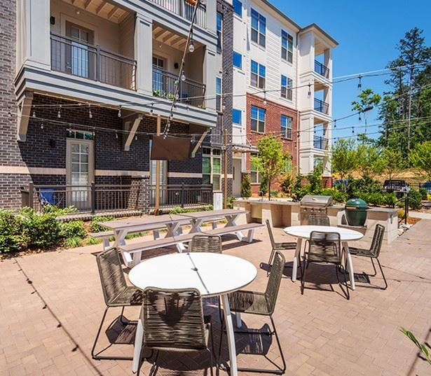 Briley - Matthews, NC downtown apartments - resident event yard