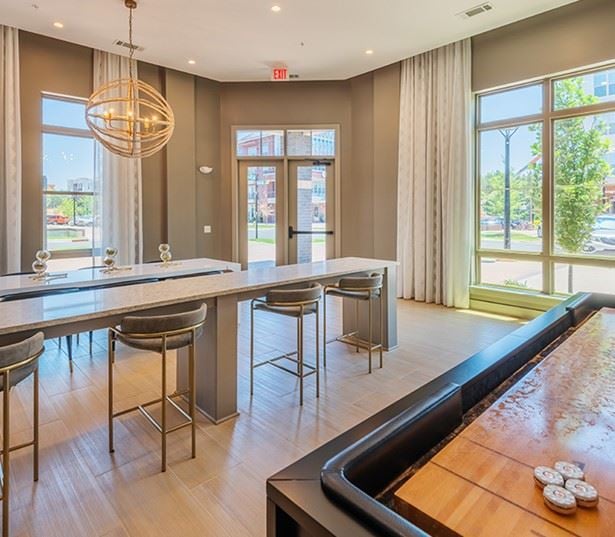 Briley - Matthews, NC downtown apartments - game lounge