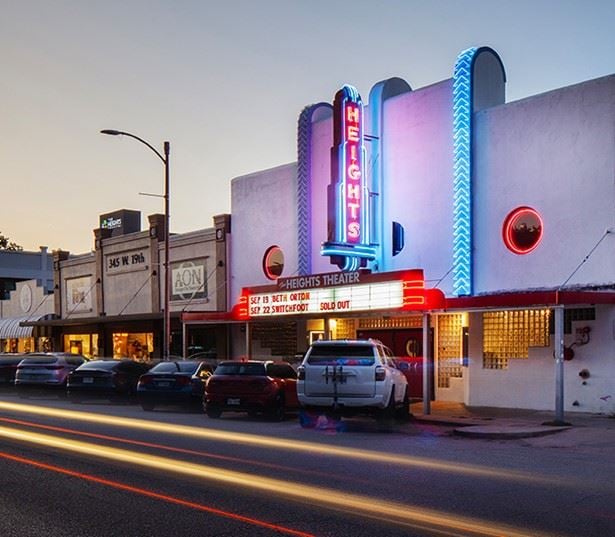 Houston Heights Apartments - 2125 Yale - Heights Theater