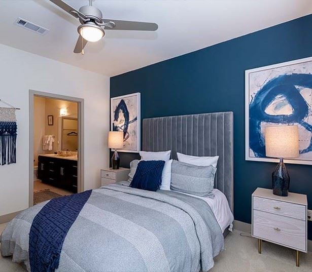 Brick Row Urban Village - apartments near DART rail station - bedroom
