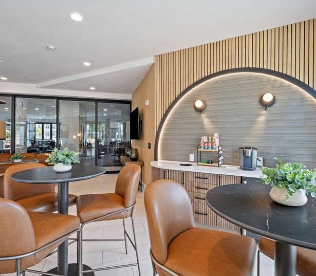 The Domain Apartments in Austin - The Addison - Coffee Bar