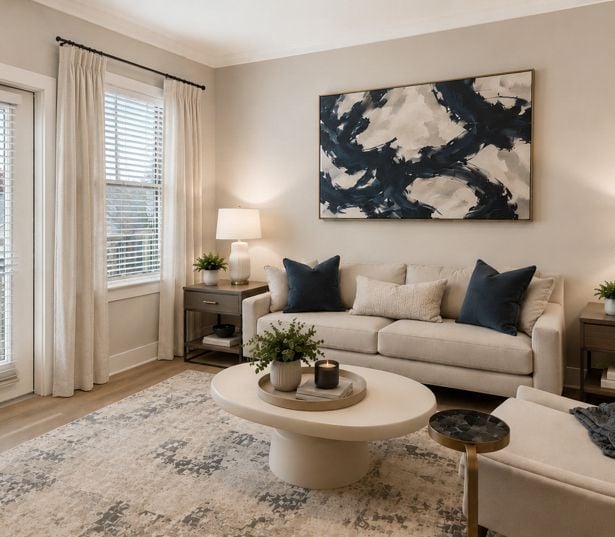Suwanee apartments near Oracle - Artisan Station Apartments large windows