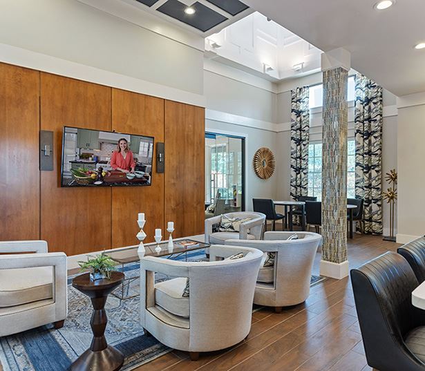Apartments with Gwinnett County Public Schools - Artisan Station Apartments lounge