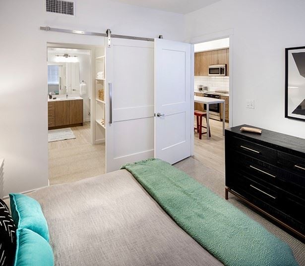 Pace Apartments - Summerlin Apartments in Las Vegas - sliding barn doors