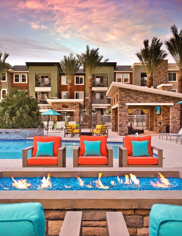 Avion on Legacy apartments in Grayhawk, AZ - Resort style pool and spa with cabanas