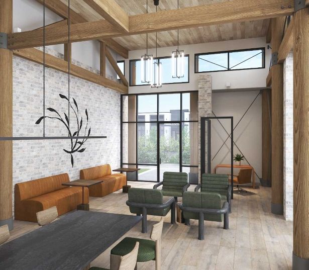 Business Lounge at Brooking Square - Brand new Apartments for Lease in Point Hope