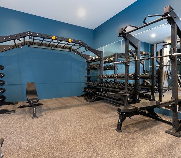 The Battery on Blake Street fitness center - Coors Field Apartments and Penthouses for Rent