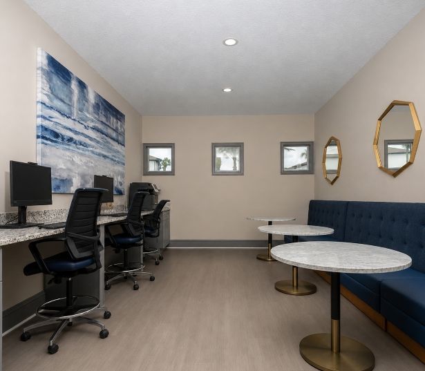 Pet Friendly Apartments in Lake Nona Orlando - Reserve at Beachline - Business Center