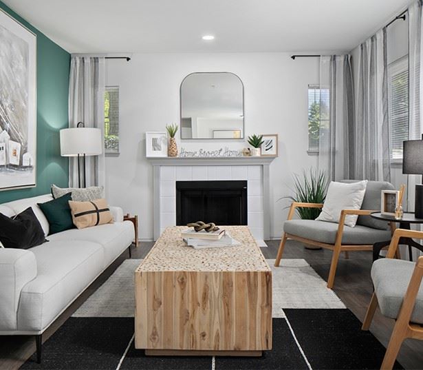 Fairwood apartments near Valley Med Center - Benson Downs Cozy wood-burning fireplace