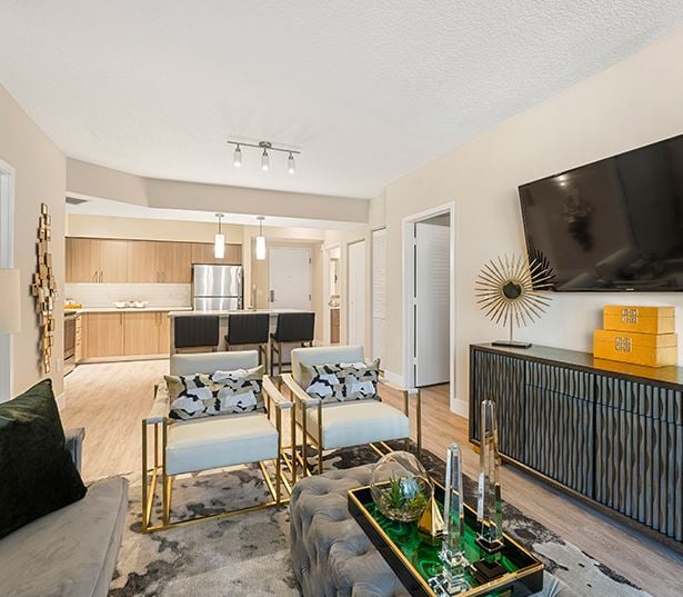 The District Boynton - Apartments near West Palm Beach - living room