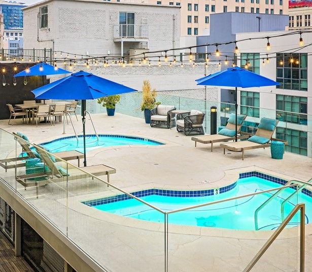 Historic Core Apartments in DTLA - The Brockman Lofts - Rooftop Deck