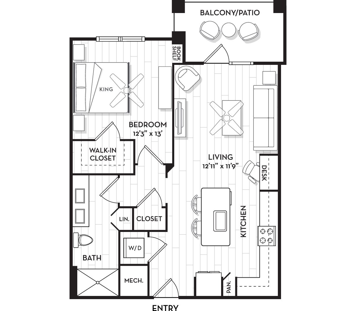 Apartments on the Waterline - Brooking Square - Folly Floor Plan