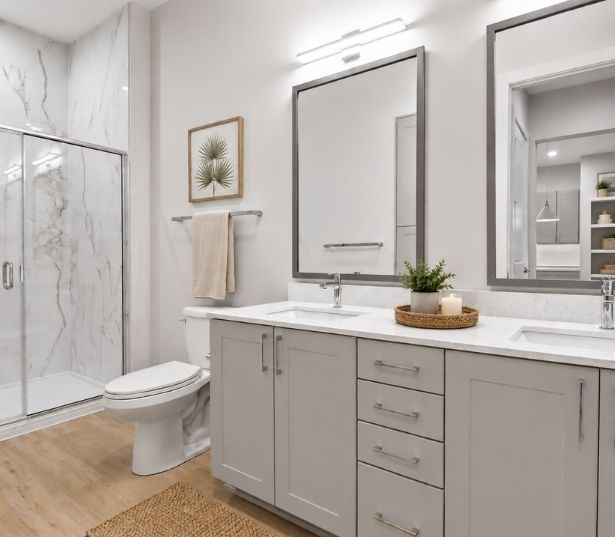 Refined Bathroom Finishes at Brooking Square - Apartments in Charleston, SC
