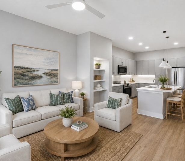 Modern Apartment Interior at Brooking Square - Apartments near Point Hope, Charleston SC
