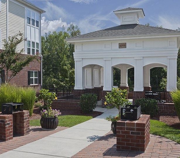 apartments in rtp area - Chancery Village Gazebo with sitting area and BBQ grills
