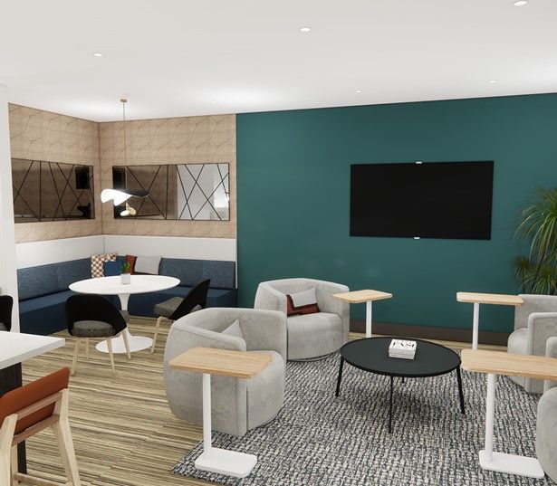 Studio LoHi Apartments - Resident lounge Denver CO - Apartments in the Lower Highlands