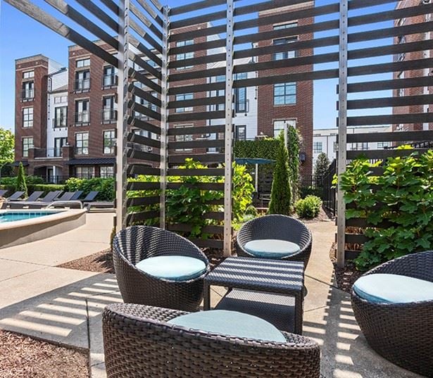 Apartment Homes for rent in Franklin, TN - Dwell at McEwen Pool and patio furniture
