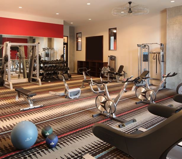 The Battery on Blake Street fitness center - apartments near union station denver