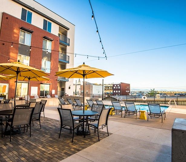 Hartley Flats Rooftop Lounge and Swimming Pool Denver CO - Downtown
