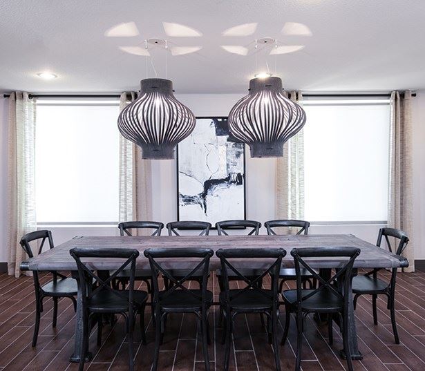 Hartley Flats Resident private dining area Denver CO - Ballpark