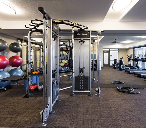 Hartley Flats Fully equipped fitness center Denver CO - Ballpark