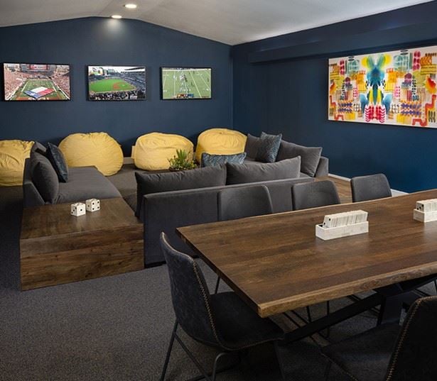 The Ranch Apartments in North Austin - Entertainment Lounge