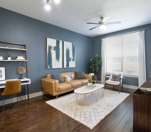 The Icon at Ross features hardwood flooring - Uptown Dallas Apartments