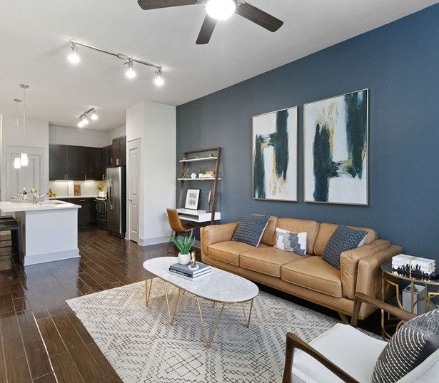 The Icon at Ross features ceiling fans - Uptown Dallas Apartments