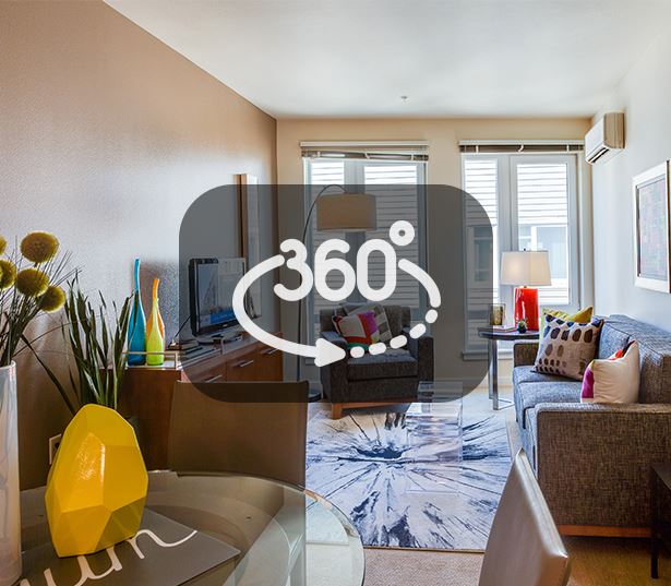 The Matisse apartments for rent in Downtown Portland - Modern living/dining room