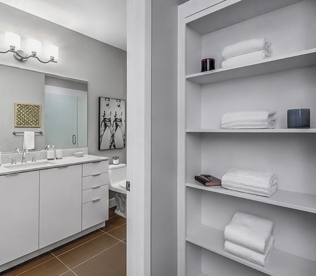 The Residence Buckhead Atlanta apartments for rent in Chastain Park near CBRE - bath tub