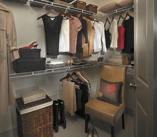 Capitol Hill lofts for rent in Denver - The Boulevard Apartments Walk in closets