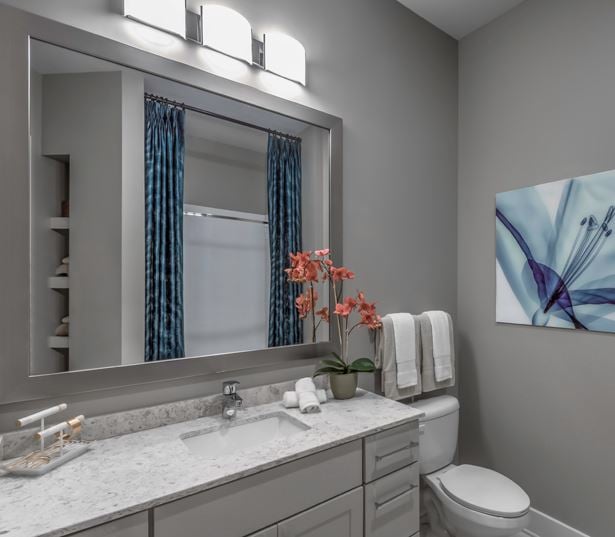 Brand New Apartments in South Charlotte near ESPN - The Links Rea Farms - double vanity
