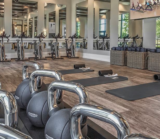 South Charlotte NC Apartments for rent - The Links Rea Farms - Fitness Studio