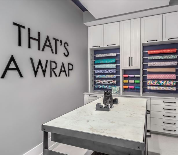 Apartments in South Charlotte near ESPN - The Links Rea Farms - gift wrap suite