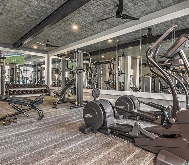 The Links Rea Farms Apartments in Waverly near Red Ventures - Fitness Center