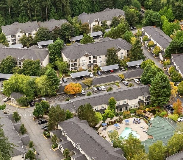 Novelty Hill Road apartments near Aerotek - The Lodge at Redmond Ridge Covered parking available