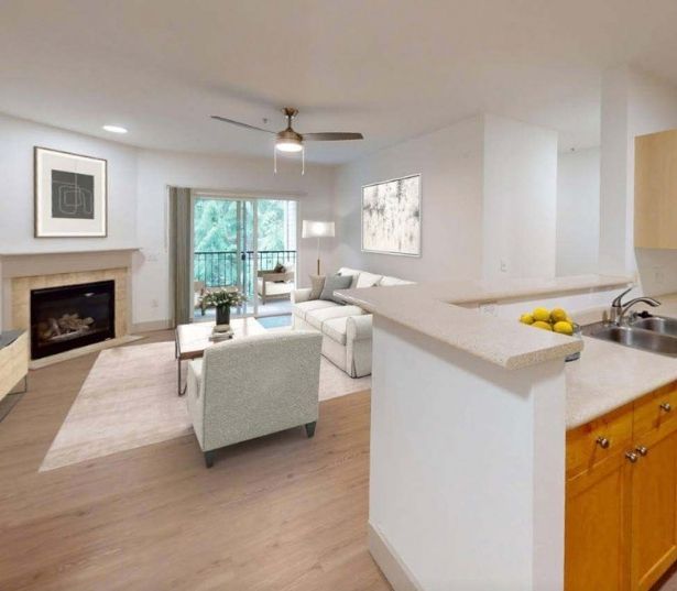 The Lodge at Redmond Ridge apartments near Novelty Hill Road - Open-concept living