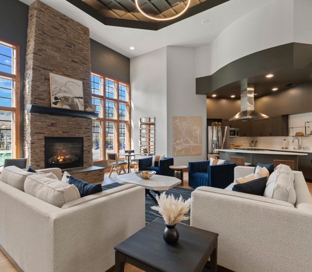 Lake Washington School District apartments - The Lodge at Redmond Ridge Townhome Clubhouse