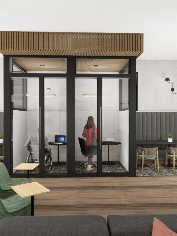 The Battery on Blake Street model kitchen - apartments near union station denver