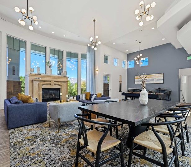 parker co apartments - The Meadows At Meridian Expansive clubhouse