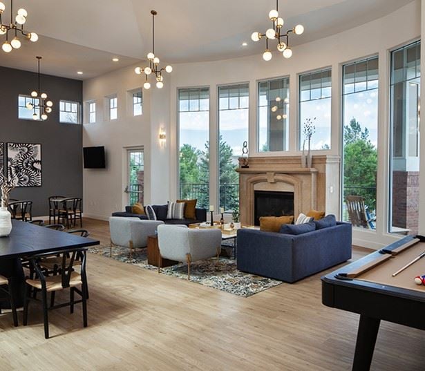 parker co apartments - The Meadows At Meridian Expansive clubhouse