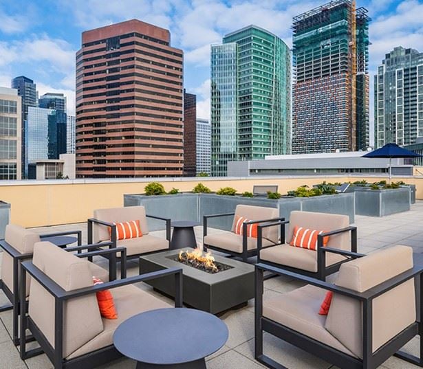 Downtown Bellevue apartments for rent near Microsoft - Metro 112 Apartments - rooftop