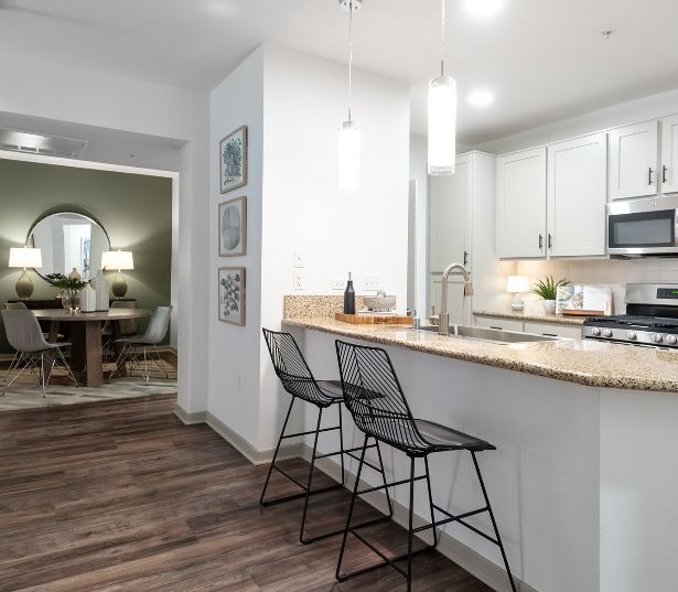 San Diego apartments near Radys Children's Hospital - Mira Bella upgraded kitchen