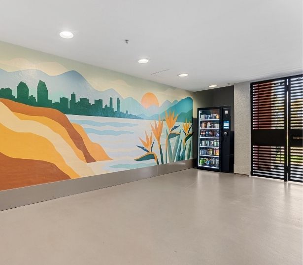 Clairemont apartments for rent in San Diego - Mira Bella South Lobby