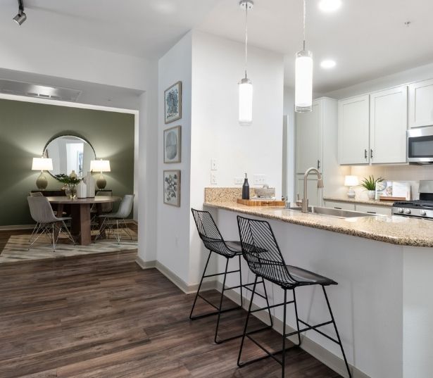 San Diego apartments near Radys Children's Hospital - Mira Bella upgraded kitchen