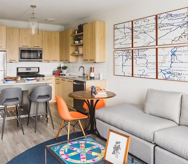 Cumberland Apartments - Vinings Lofts and Apartments - quartz countertops