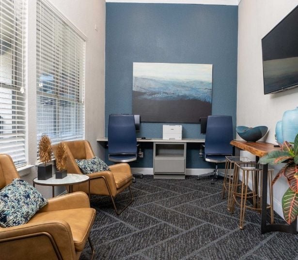 Montelena Apartments for rent near DFW Airport - Business Center